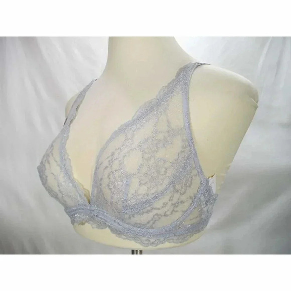 34C Le Mystere 4499 Perfect 10 Underwire Bralette Frost Gray NWT  New with Tags - Picture 7 of 9